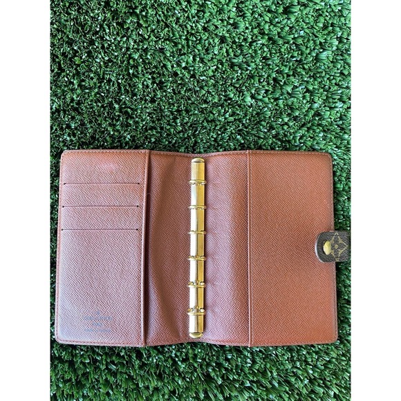 AUTHENTIC Louis Vuitton Monogram Canvas Small Ring Agenda Cover PM - Picture 7 of 11